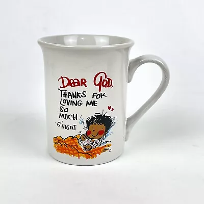 Mulberry Home Collection  DEAR GOD THANKS FOR LOVING ME SO MUCH Coffee Mug Cup • $6.99