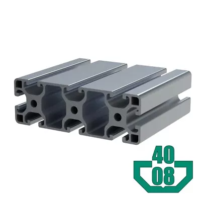 40x120-08 Aluminum T-Slot Profile-8mm T-Slot-60  Long (4) Pack • $499.12