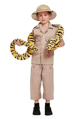 Children Safari Explorer Costume Kids School Jungle Fancy Dress Party Accessory • £8.99