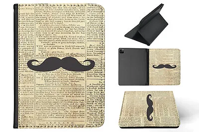 Case Cover For Apple Ipad|hipster Colourful Moustache #2 • $25.65