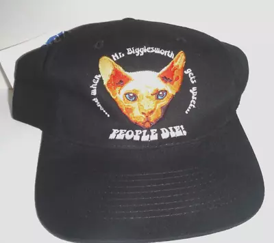 Vintage 1999 Austin Powers Strapback Promo Hat Cap Mr BIGGLESWORTH NEW WITH TAG • $34.99