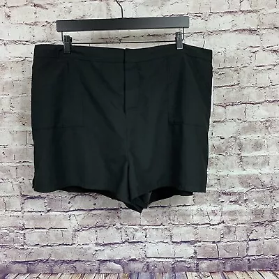 $19.99 • Buy Swim Suits For All Womens Black Elastic Back Waist Swim Shorts Size 22