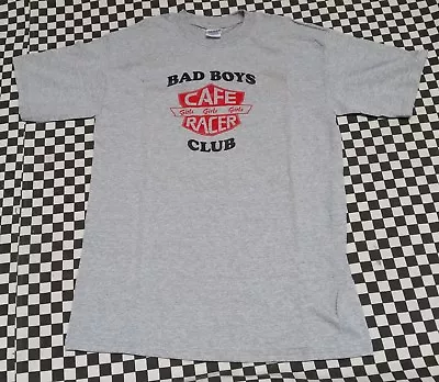 Cafe Racer - Mazda Rotary Night Club T-Shirt - Bad Boys Club - Grey Medium • $13