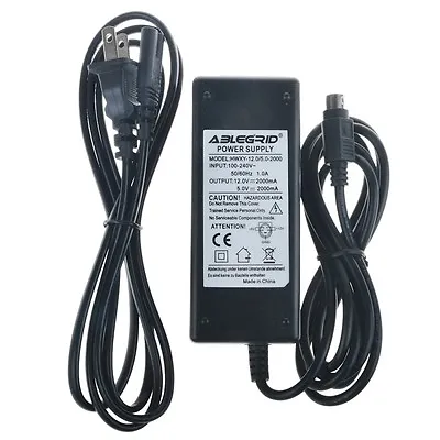 Mini 4 Pin AC Adapter For Flypower SPP34-12.0/5.0-2000 Power Supply PSU • $15.99