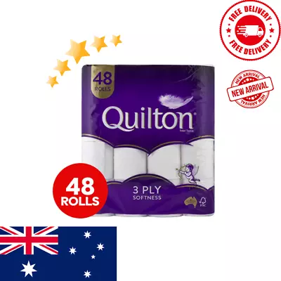 Quilton 3 Ply Toilet Paper Rolls 48pk • $35.99