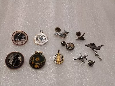 10 Vintage Pin BacksTie TackPendants From Rockwell International From The 70's • $15.99