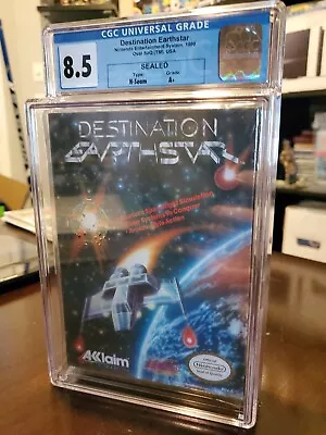 Nintendo NES Destination Earthstar Sealed WATA VGA CGC 8.5 A+ Seal 1990 • $249