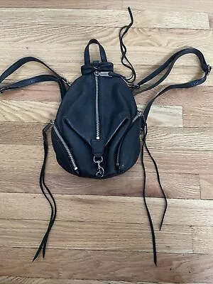 Rebecca Minkoff Convertable Mini Julian Leather Backpack Black • $75