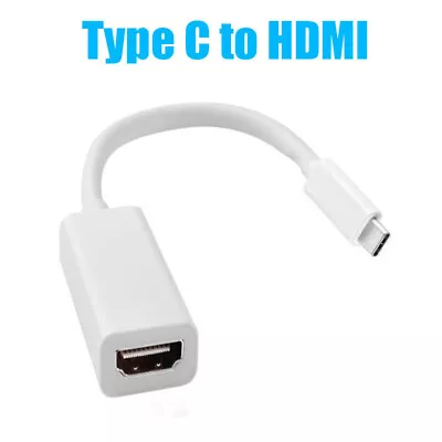 Type C To HDMI HDTV AV TV Cable Adapter For Huawei P50 P40 Samsung S21 S20 LG • $5.08