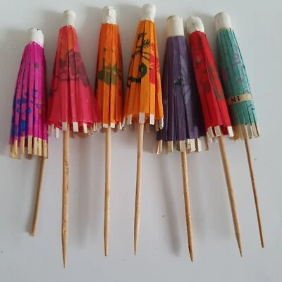 £0.50 • Buy Vintage Cocktail Drink Umbrellas