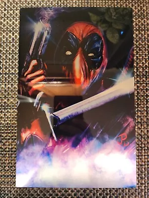 Deadpool 2018 Indianapolis Comic Con Art Wall Decor Jerry Pesce Exclusive Marvel • $29.99