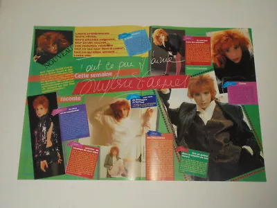 Mylene Farmer Clippings France C17 Jeans Ad Antenne  2 AGF Europe 1 Ad • $6.99