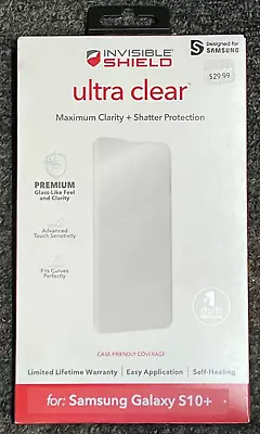 ZAGG INVISIBLESHIELD Ultra Clear Screen Protector For Samsung Galaxy S10+ • $8.87