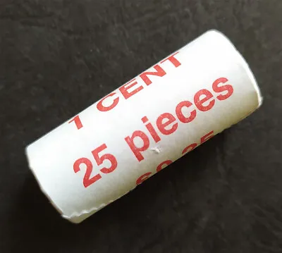 CYPRUS ORIGINAL COIN ROLL 1 Cent 2004 KM-53.3 UNC BAG WHOLESALE LOT Of 25 Pcs • $9.99