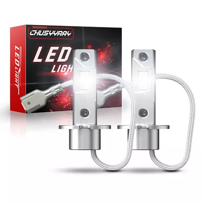 2-Sides H3 LED Fog Light Bulb Conversion Kit Super Bright White DRL Lamp 6500K • $19.99