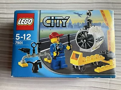 LEGO 7901 City Airplane Mechanic 100% Complete - Unique Collectors Set • $55