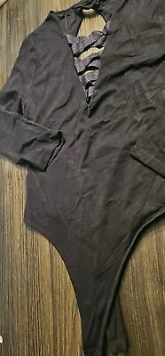 Victoria's Secret Sz Small Black Bodysuit   • $5.40