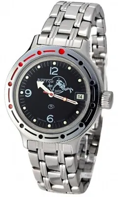 Vostok Amphibia 420634 Watch Scuba Dude Military Diver Mechanical Auto USA SELLE • $99.95
