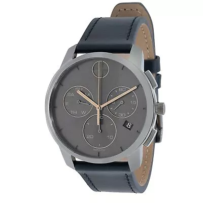 Movado 3600720 Men's Bold Thin Grey Dial Quartz Watch • $239.16