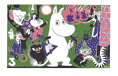 Moomin Poster Moomintroll 3 Tove Jansson 24 X 30 Cm • $14.45