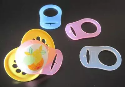 1 Ring For Mam Nuk Nuby Pacifier Holder Pink Blue Clear • $1.99