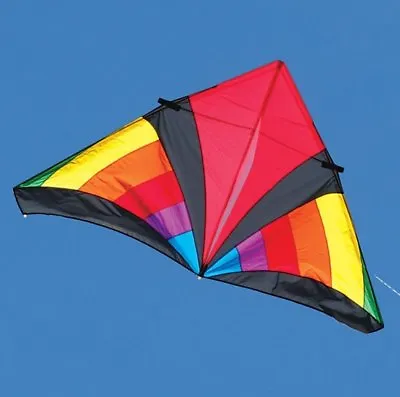 $59.99 • Buy Delta Kite Levitation Rainbow. RipStop Nylon Material + Line + 2-Tails + Case