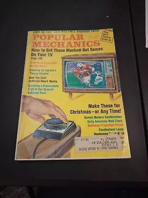  Popular Mechanics Nov 1970 Artificial Heart Snowmobile Trial      ID:33898 • $5.99