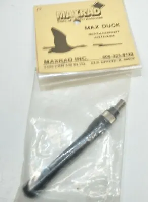 NEW Maxrad Max Duck Antenna MS-VHF 150-162MHZ RB-1/4-28 X 1/2 Connector • $18