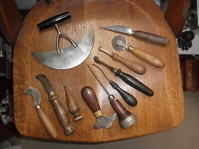 11 Vintage/antique Leather Working Tools • $49