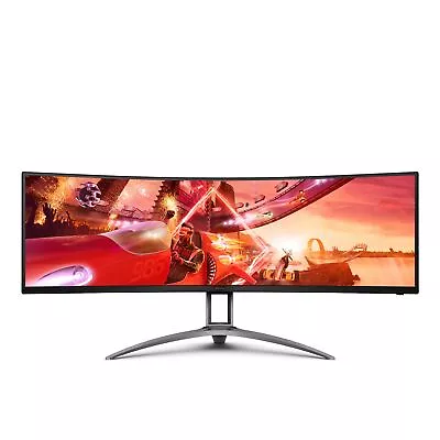 AOC AG493QCX 49  Ultra HD VA 144Hz Curved Gaming Monitor - NEW OPEN BOX • £699.99