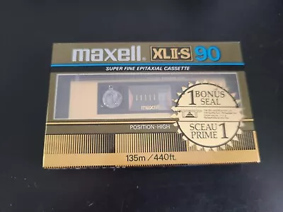 Maxell XL II-S 90 High Super Fine Cassette Tape NOS Brand New Sealed Analog • $31.50