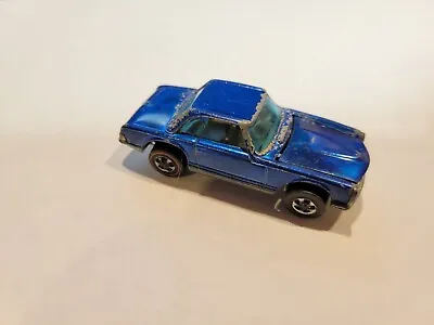 1969 Blue Hot Wheels Red Line Mercedes Benz 280sl Blue Usa *18 • $50