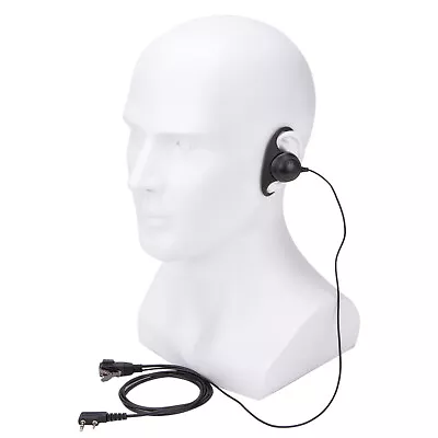 D Shape Soft Ear Hook Earpiece 2 Pin PTT With Mic Headset For UV 5R 888s 777s • $9.09