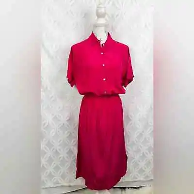 $495 • Buy Diane Von Furstenberg Vintage 70s Silk Midi Dress Size 10 