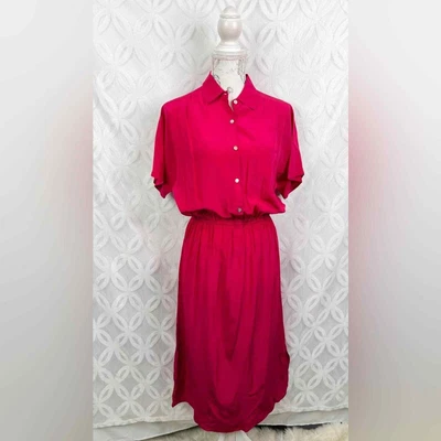 $495 • Buy Diane Von Furstenberg Vintage 70s Silk Midi Dress Size 10 