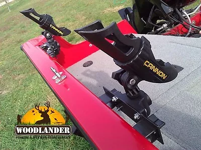 2x G3 BOATS ROD HOLDER BRACKET WITH CANNON ROD HOLDER INSTALLED (2 Pack) • $102.99