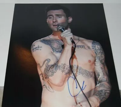 ADAM LEVINE Signed (MAROON 5) The Voice Beautiful Mistakes 11X14 Photo W/COA • $100