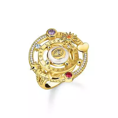 Genuine THOMAS SABO Cosmic Cocktail Ring With Half-ball And Stones • $599