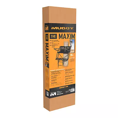 Muddy Maxim Double 16 Ft Tall 2 Person Deer Hunting Ladder Treestand2 Harnesses • $237.49