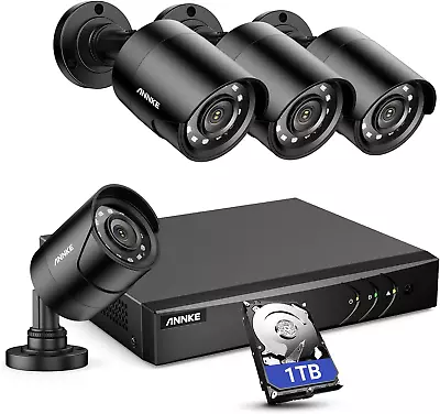 8CH H.265+ 3K Lite Surveillance Security Camera System With AI Human/Vehicle Det • $210.30