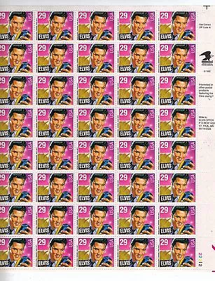 #2721 1993 29-cent Elvis Presley Sheet Of 40 • $19.52