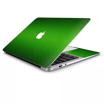 Skin Wrap For Macbook Air 11 Inch  Lime Green Carbon Fiber Look • $14.98