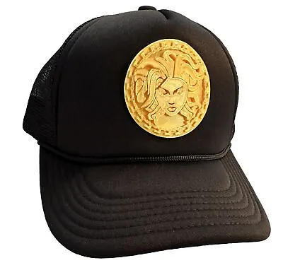 Custom Medusa Hat Cap - Brand New- Black Trucker Hats - YD Versac Inspired L • $32