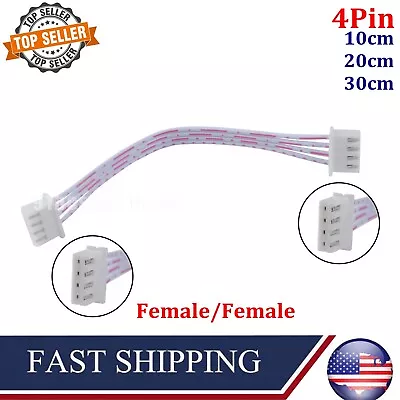 JST XH2.54mm 4 Pin Pitch Connector Cable Female To Female PCB Wire 10/20/30cm • $6.45