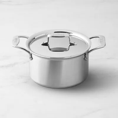 All-Clad BD55504  D5 Brushed  5-Ply 4-qt Soup Pot • $139.99