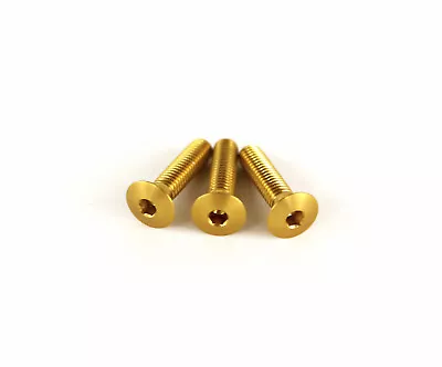 Mounting Screws For Thorens Td 125 Tonarmbasis Tonarmbrett Gold • $49.87