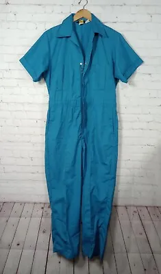 Vintage Sears Putter Suit Jumpsuit Perma Prest Men 42 Regular One Piece Blue  • $126