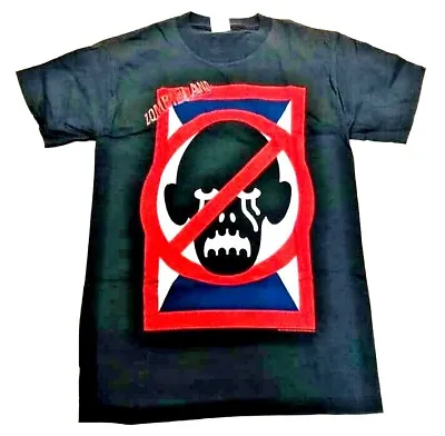 £19.95 • Buy ZOMBIELAND Movie No Zombie Sign T-Shirt Tee TSHIRT NOS 90's STOCK VINTAGE LARGE