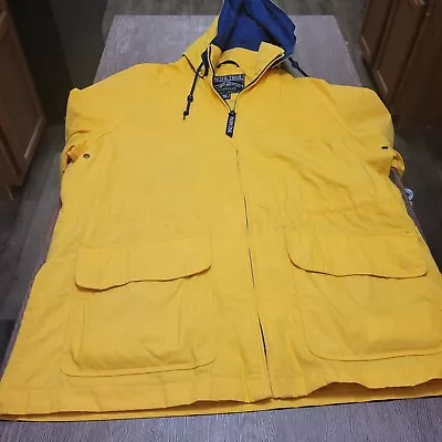 Pacific Trail Outdoor Wear Jacket Adult Medium Zip Hooded Yellow Men's • $24.99