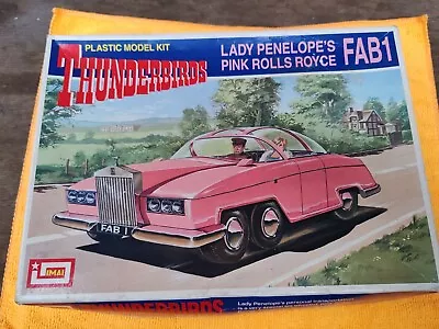 Thunderbirds FAB 1  Pink Rolls Royce Car IMAI Plastic Model Kit. Retro Kit 1992 • £19.49